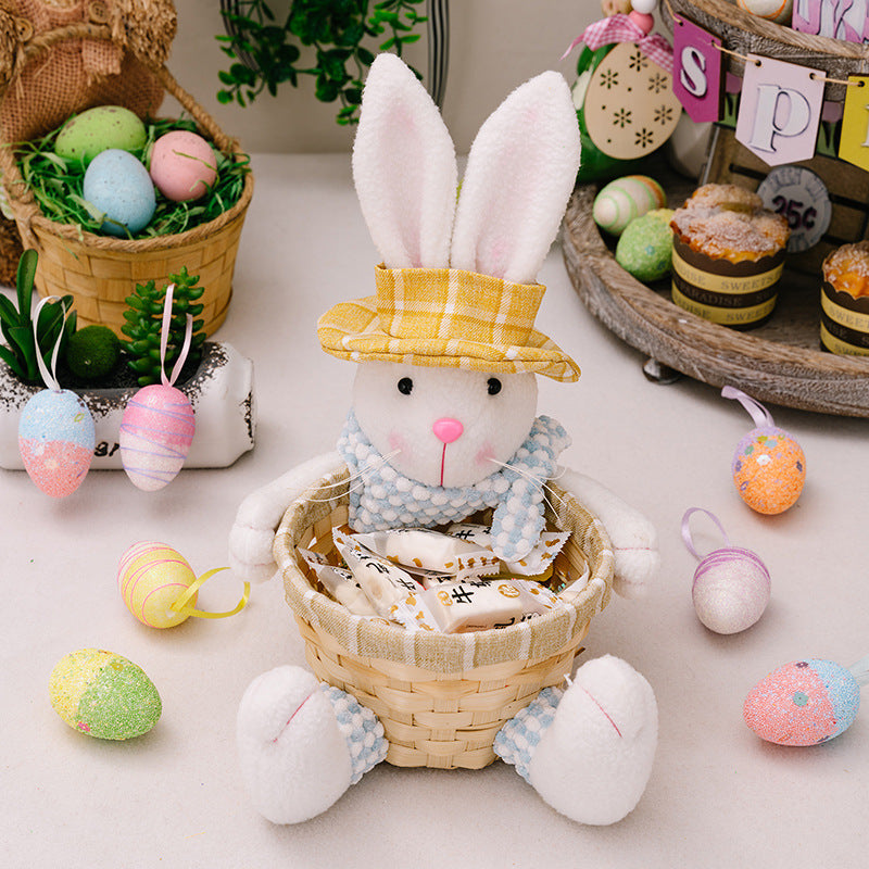 Cartoon Cute Easter Rabbit Decorative Doll
