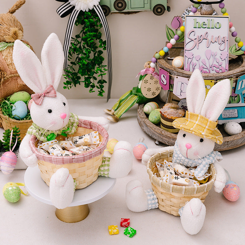 Cartoon Cute Easter Rabbit Decorative Doll