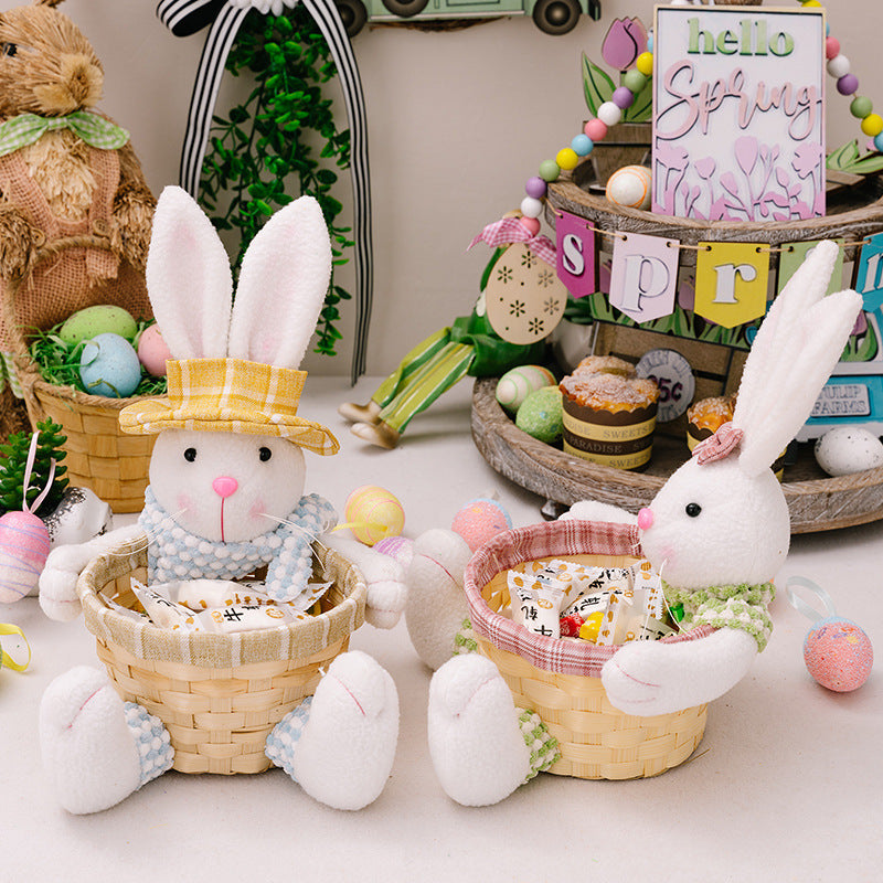 Cartoon Cute Easter Rabbit Decorative Doll