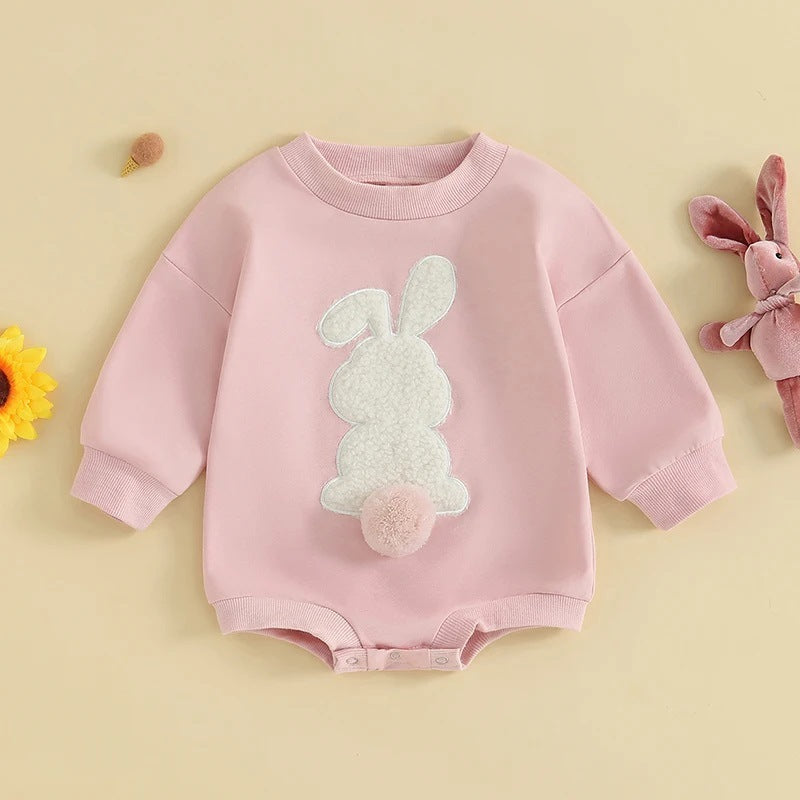 New Baby's Easter Cute  Rabbit Romper