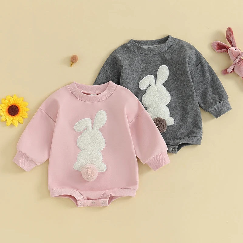 New Baby's Easter Cute  Rabbit Romper