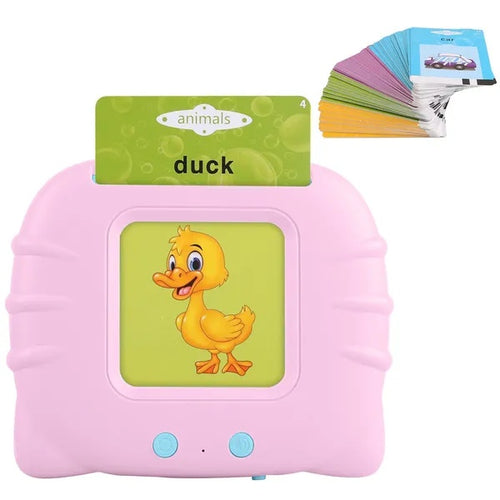 224 Words Kid Talking Cards 112 Card Electronic Cognitive Audio Toddler Reading Machine Animal